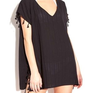 Cover 2 Cover Black Tassel Boho Cover Up